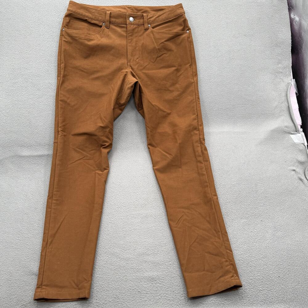 Lululemon Pants‎ Mens 32 Brown 5 Pocket Straight Leg Stretch Chino Casual